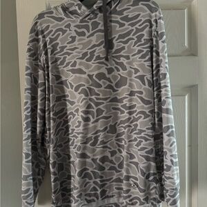 BURLEBO White Camouflage Hoodie